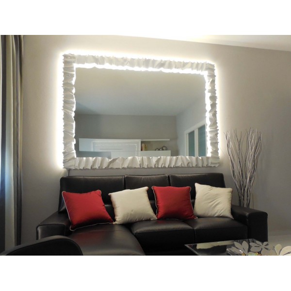 Frame design WROUGHT IRON for mirror or photos with or without LED. Personalised Executions. 850