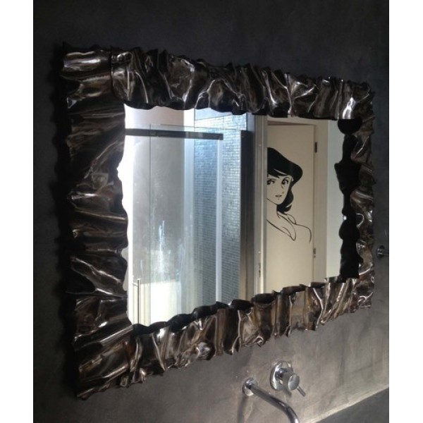 Frame design WROUGHT IRON for mirror or photos with or without LED. Personalised Executions. 850