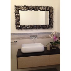 CORNICE design FERRO BATTUTO per Specchio o Foto con o senza LED . Realizzazioni Personalizzate . 850 .