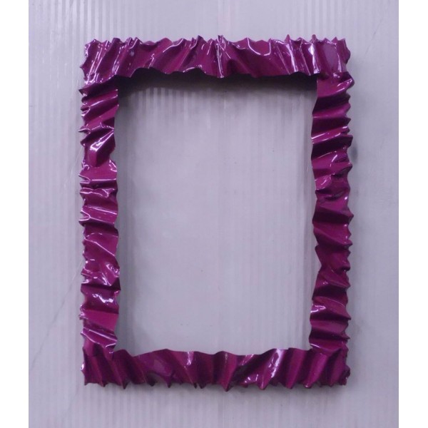 Frame design WROUGHT IRON for mirror or photos with LED on 4 sides. cm 86 x 112 . 850