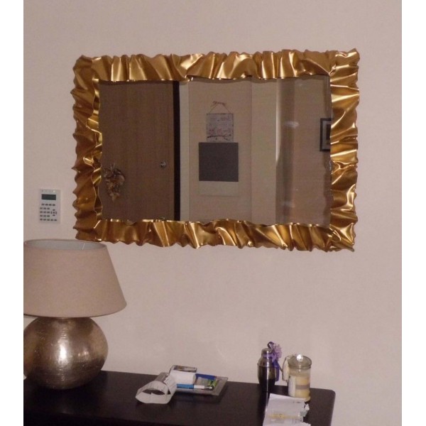 CORNICE design FERRO BATTUTO per Specchio o Foto con o senza LED . Realizzazioni Personalizzate . 850 .