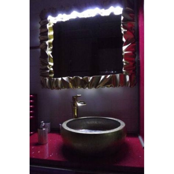 Frame design WROUGHT IRON for mirror or photos with or without LED. Personalised Executions. 850