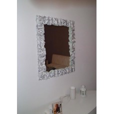 CORNICE design FERRO BATTUTO per Specchio o Foto con o senza LED . Realizzazioni Personalizzate . 850 .