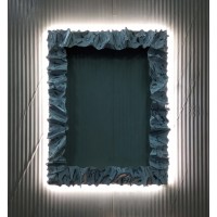 CORNICE design FERRO BATTUTO per Specchio o Foto con o senza LED . Realizzazioni Personalizzate . 850 