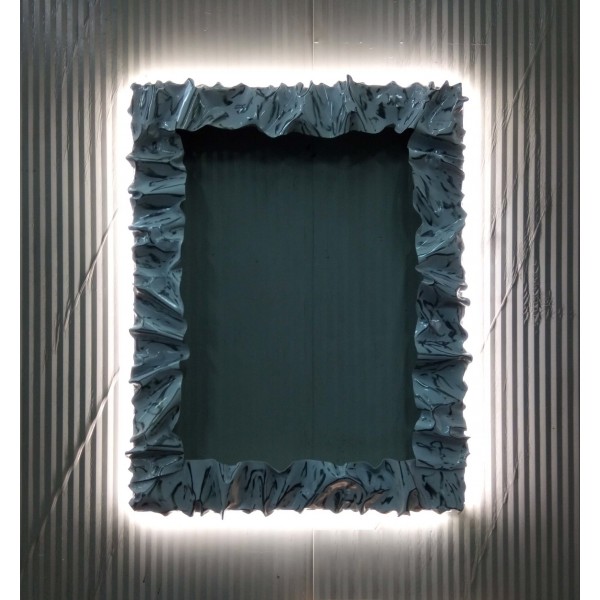 Frame design WROUGHT IRON for mirror or photos with or without LED. Personalised Executions. 850