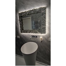 CORNICE design FERRO BATTUTO per Specchio o Foto con o senza LED . Realizzazioni Personalizzate . 850 