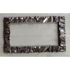 CORNICE design Acciaio Inox FERRO BATTUTO per Specchio o Foto con o senza LED . Realizzazioni Personalizzate . 850.