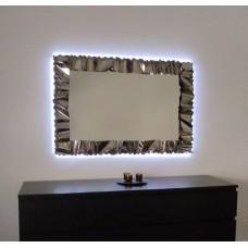 CORNICE design FERRO BATTUTO per Specchio o Foto con o senza LED . Realizzazioni Personalizzate . 850 