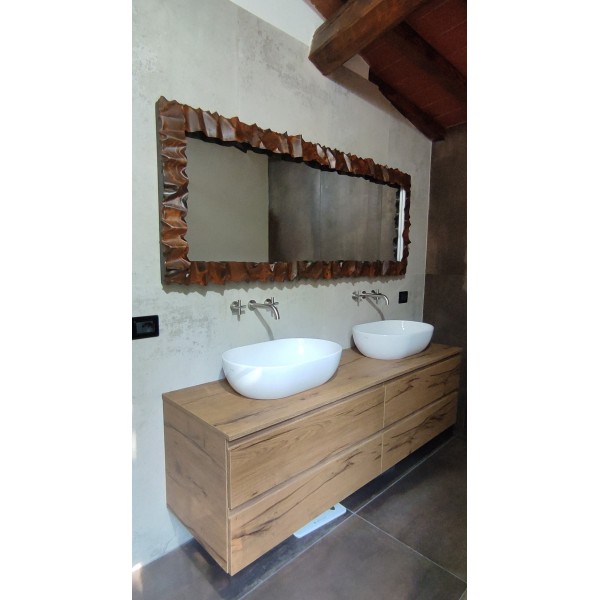 Frame design WROUGHT IRON for mirror or photos with or without LED. Personalised Executions. 850