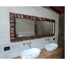 CORNICE design FERRO BATTUTO per Specchio o Foto con o senza LED . Realizzazioni Personalizzate . 850. 