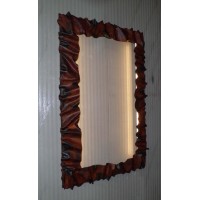 Frame design WROUGHT IRON for mirror or photos with or without LED. Personalised Executions. 850