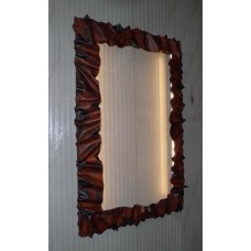 CORNICE design FERRO BATTUTO per Specchio o Foto con o senza LED . Realizzazioni Personalizzate . 850 .