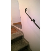 CORRIMANO in Ferro Battuto . Realizzazioni Personalizzate . 392