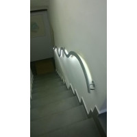 CORRIMANO in Ferro Battuto . Realizzazioni Personalizzate . 393