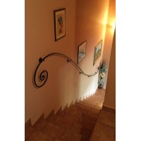 CORRIMANO in Ferro Battuto . Realizzazioni Personalizzate . 398.