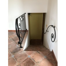 CORRIMANO in Ferro Battuto . Realizzazioni Personalizzate . 398