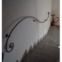 CORRIMANO in Ferro Battuto . Realizzazioni Personalizzate . 398