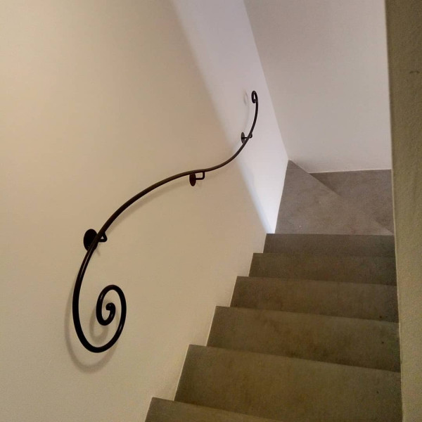 CORRIMANO in Ferro Battuto . Realizzazioni Personalizzate . 398