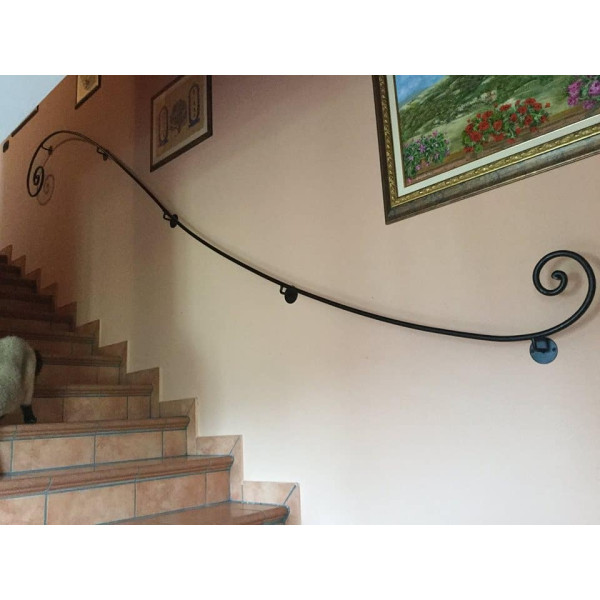 CORRIMANO in Ferro Battuto . Realizzazioni Personalizzate . 398