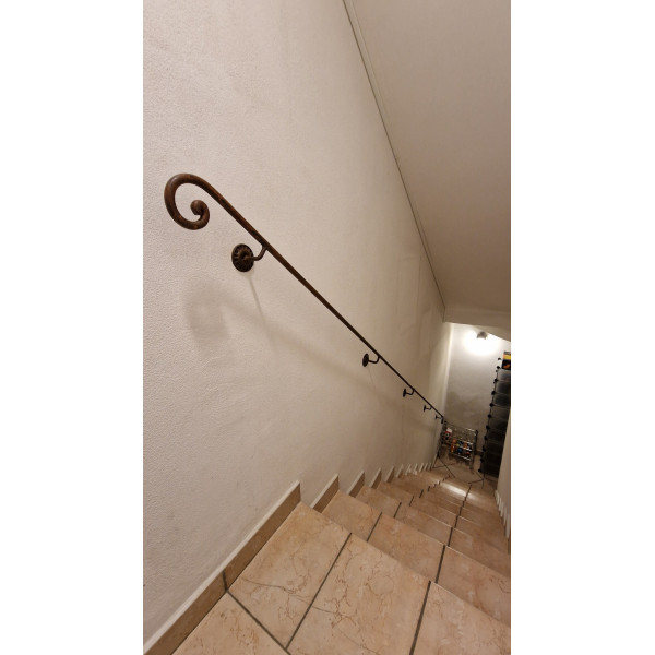CORRIMANO in Ferro Battuto . Realizzazioni Personalizzate . 399