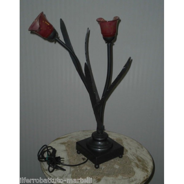 Wrought Iron Table Lamp. Personalised Executions. 493