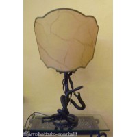 Wrought Iron Table Lamp. Personalised Executions. 498
