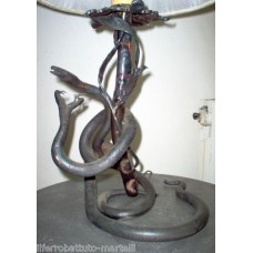 Wrought Iron Table Lamp. Personalised Executions. 498