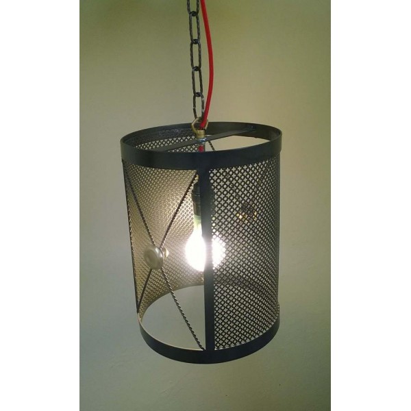 LAMPADARIO in Ferro . Dimensioni cm 25 x 35 circa . Colore Ferro . illuminazione SMART compatibile con iOS e Android . funziona con Amazon Alexa, Google Home, Ifttt . WIFI luce lampada DOMOTICA INTELLIGENTE . 1051