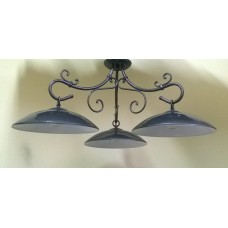 LAMPADARIO in Ferro Battuto . Realizzazioni Personalizzate . luce classica o domotica compatibile con Alexa e Google . 1058