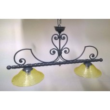 Wrought Iron Chandelier. Size approx. 95 x 50  cm . Iron Color . with STANDARD or SMART lighting . 219