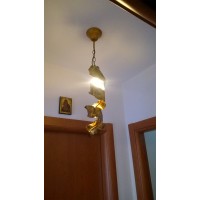 LAMPADARIO in Ferro Battuto . Realizzazioni Personalizzate . 228