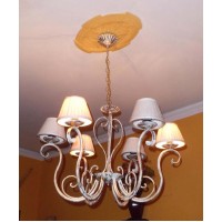 LAMPADARIO in Ferro Battuto . Realizzazioni Personalizzate . 245