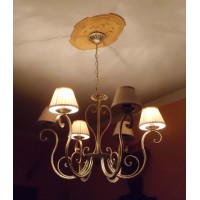 LAMPADARIO in Ferro Battuto . Realizzazioni Personalizzate . 245