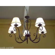 Wrought Iron Chandelier. Personalised Executions. 245