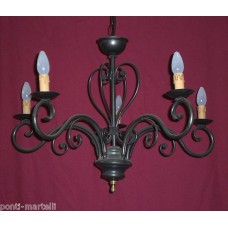 Wrought Iron Chandelier. Personalised Executions. 246