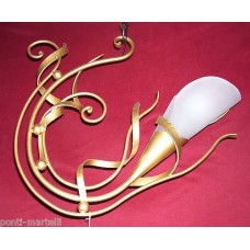 LAMPADARIO in Ferro Battuto . Realizzazioni Personalizzate . 255