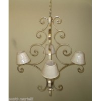 LAMPADARIO in Ferro Battuto . illuminazione SMART compatibile con iOS e Android . funziona con Amazon Alexa, Google Home, Ifttt . WIFI luce lampada DOMOTICA INTELLIGENTE . 267