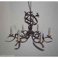 Wrought Iron Chandelier. Personalised Executions. 268