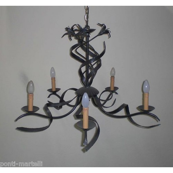Wrought Iron Chandelier. Personalised Executions. 268