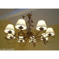Wrought Iron Chandelier.  8 luci .  268