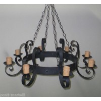 Wrought Iron Chandelier. Personalised Executions.  274