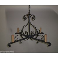Wrought Iron Chandelier. Personalised Executions.  276