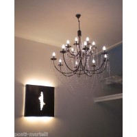 LAMPADARIO in Ferro Battuto . Realizzazioni Personalizzate . 281