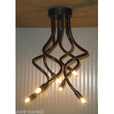 LAMPADARIO in Ferro . Colore Ferro . 6 Luci  . 293