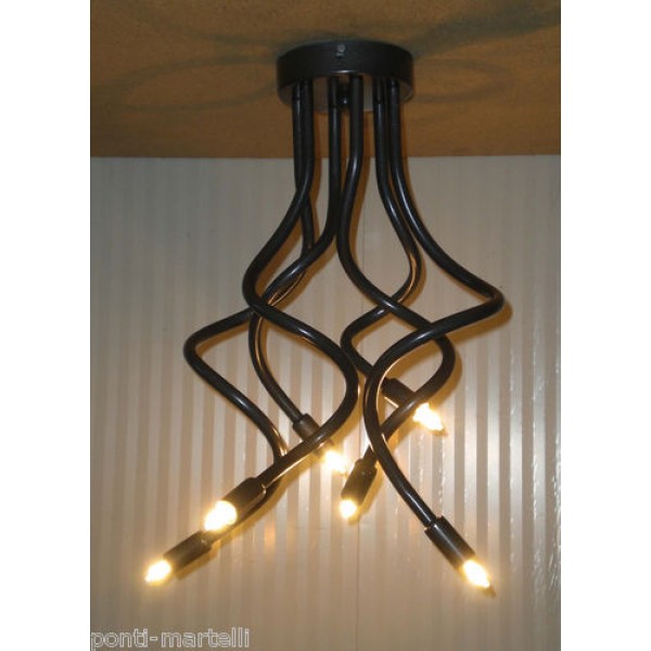 LAMPADARIO in Ferro . Colore Ferro . 6 Luci  . 293