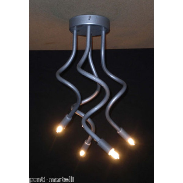 Iron Chandelier . Silver color . 4 Lights . 293