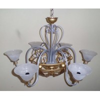 LAMPADARIO in Ferro Battuto . Realizzazioni Personalizzate . 343