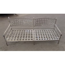 Sofa bed in Stainlees Steel. Personalised Executions. 1205