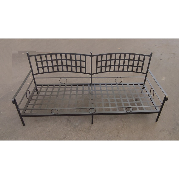 DIVANO LETTO in ACCIAIO INOX . Realizzazioni Personalizzate . Cod. 1205
