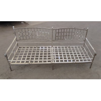 DIVANO LETTO in ACCIAIO INOX . Realizzazioni Personalizzate . Cod. 1205